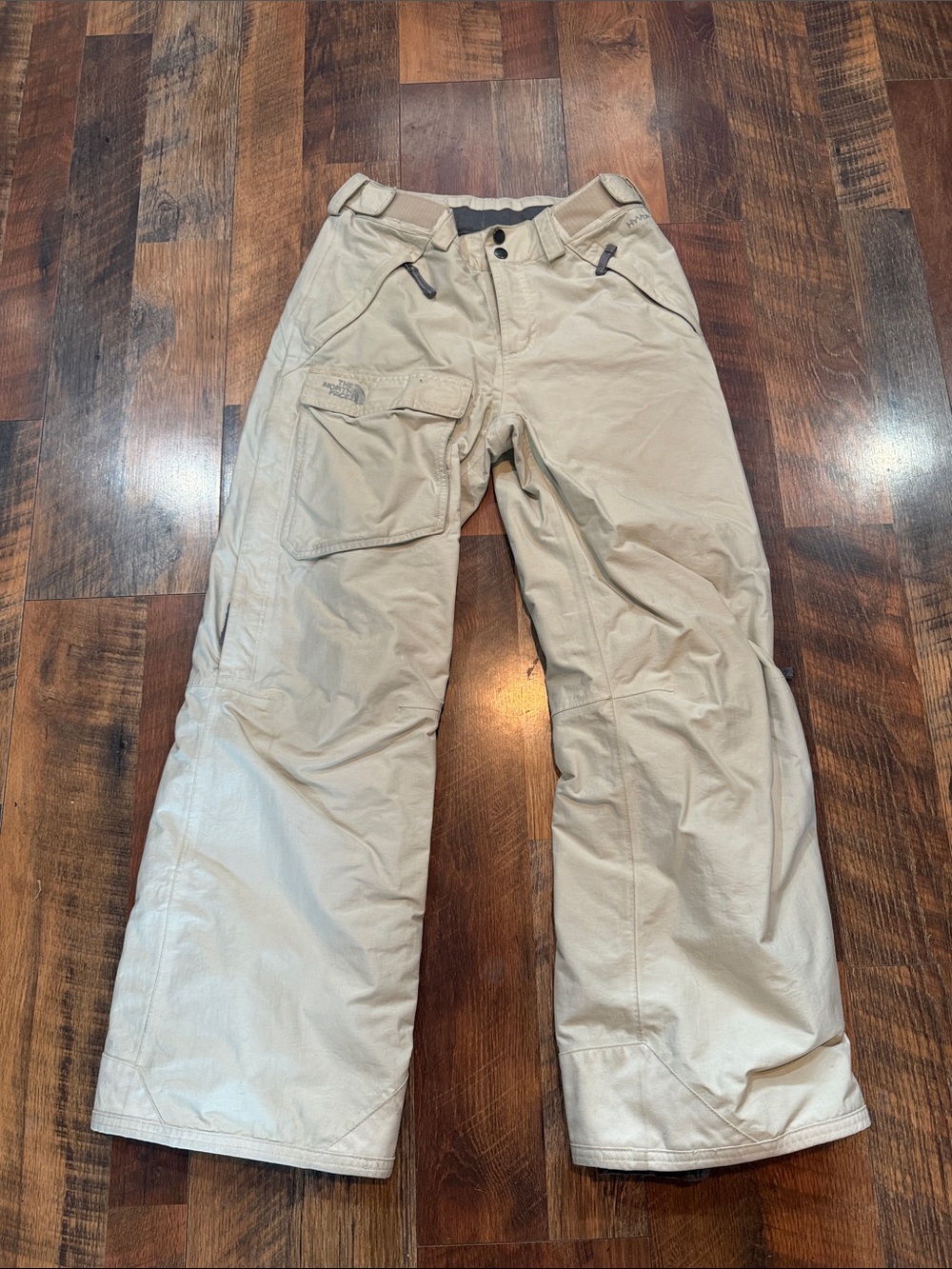 The North Face ladies Tan Cargo Snow Pants XS (3045A)